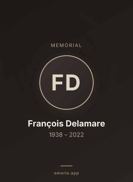 Memorial portrait of François Delamare