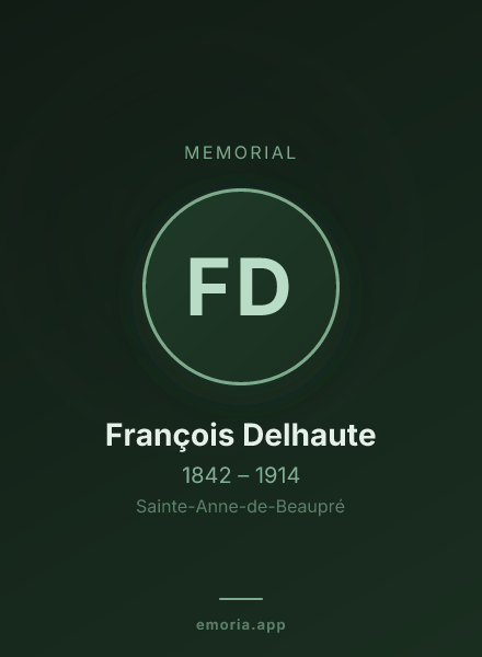 Memorial portrait of François Delhaute