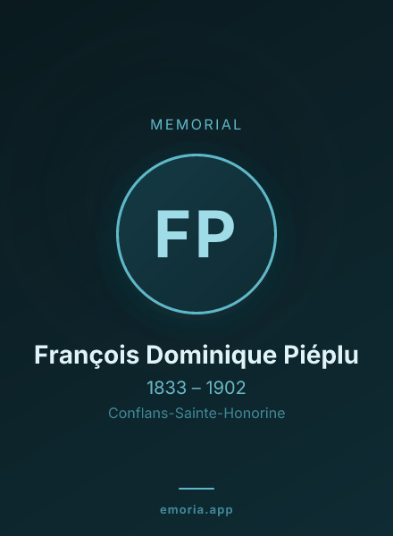 Memorial portrait of François Dominique Piéplu
