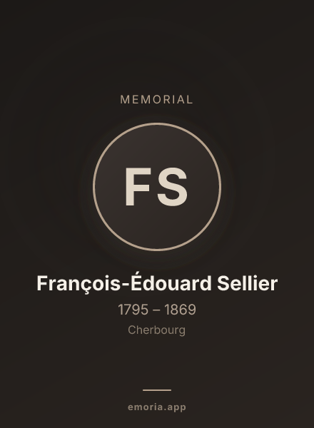Memorial portrait of François-Édouard Sellier