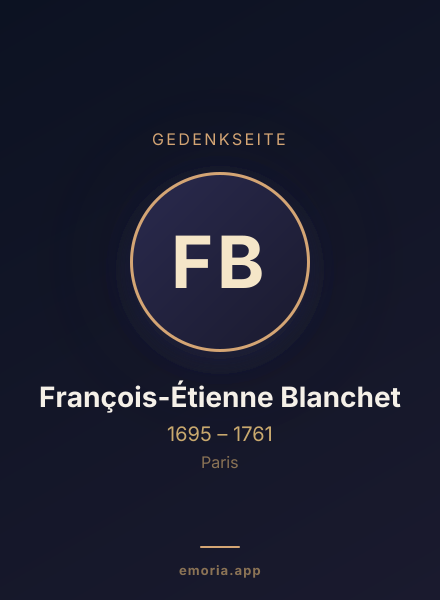 Gedenkportrait von François-Étienne Blanchet