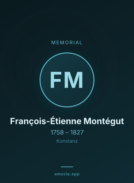 Memorial portrait of François-Étienne Montégut