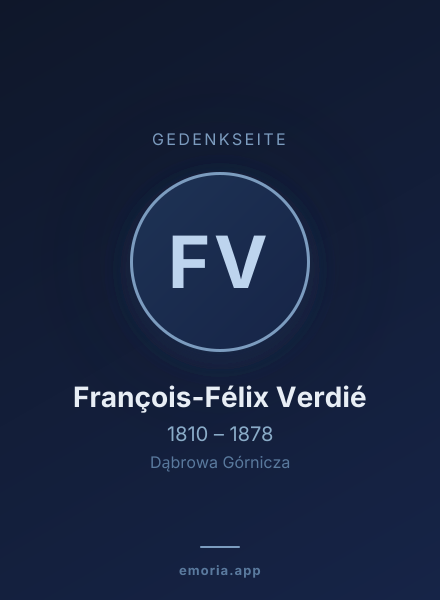 Gedenkportrait von François-Félix Verdié