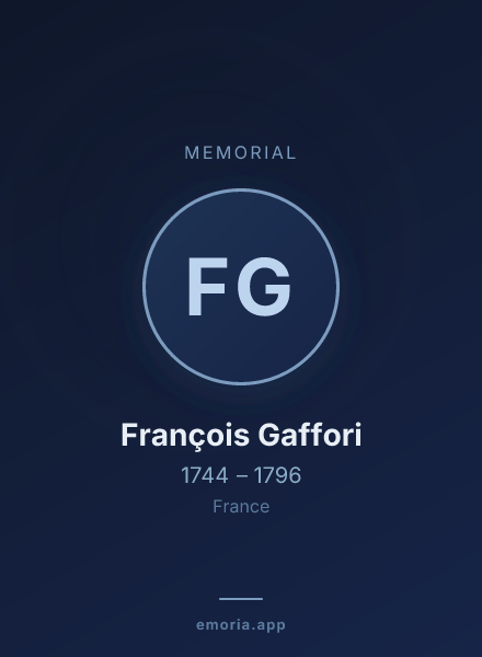 Memorial portrait of François Gaffori