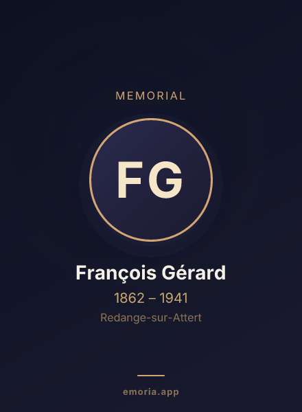 Memorial portrait of François Gérard