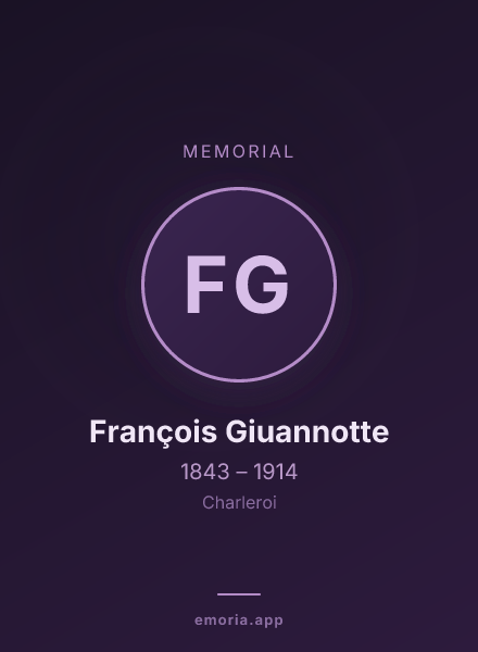 Memorial portrait of François Giuannotte