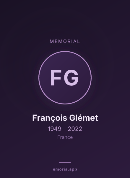 Memorial portrait of François Glémet