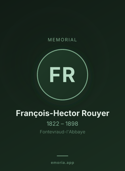 Memorial portrait of François-Hector Rouyer