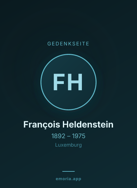 Gedenkportrait von François Heldenstein