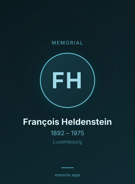 Memorial portrait of François Heldenstein