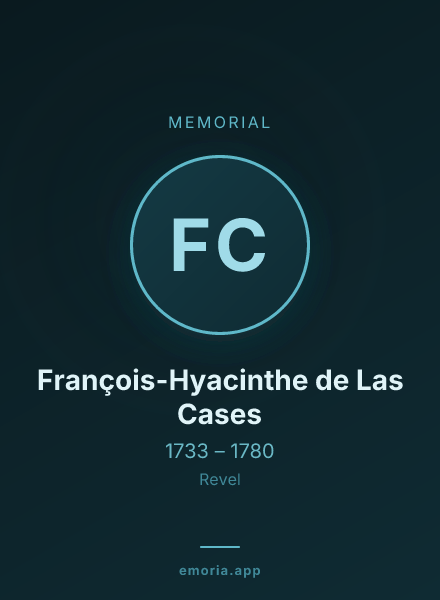 Memorial portrait of François-Hyacinthe de Las Cases
