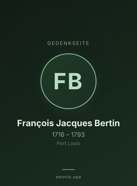 Gedenkportrait von François Jacques Bertin