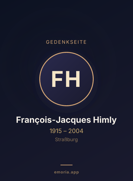 Gedenkportrait von François-Jacques Himly