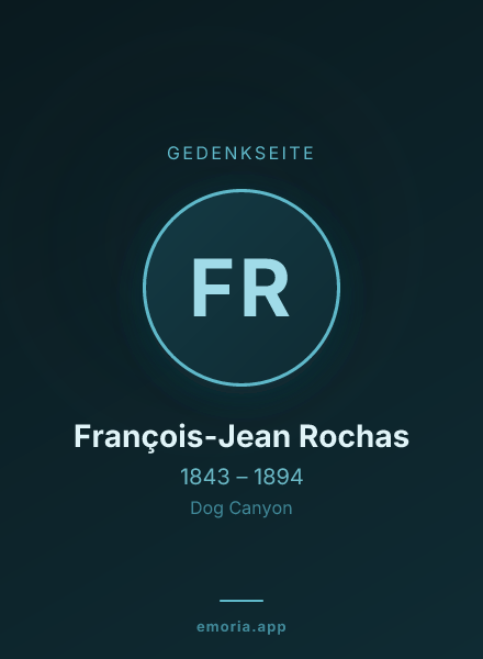 Gedenkportrait von François-Jean Rochas