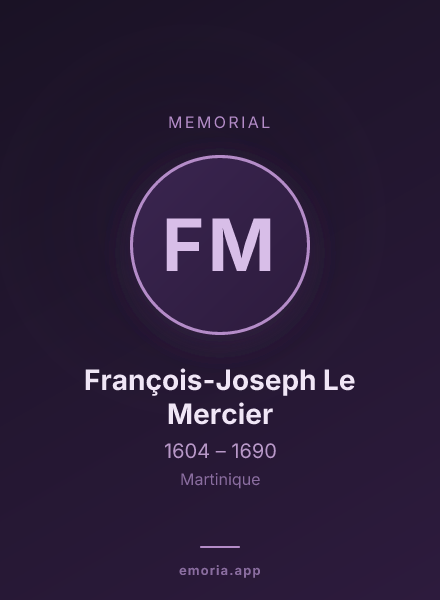 Memorial portrait of François-Joseph Le Mercier