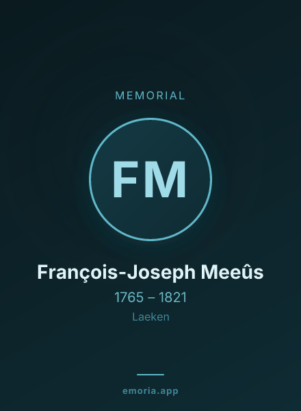 Memorial portrait of François-Joseph Meeûs