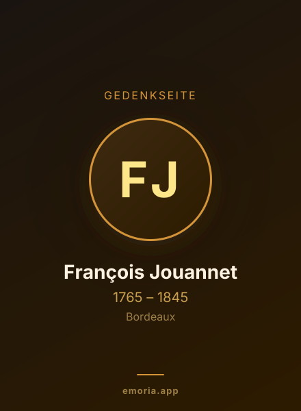 Gedenkportrait von François Jouannet