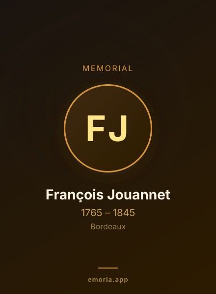Memorial portrait of François Jouannet