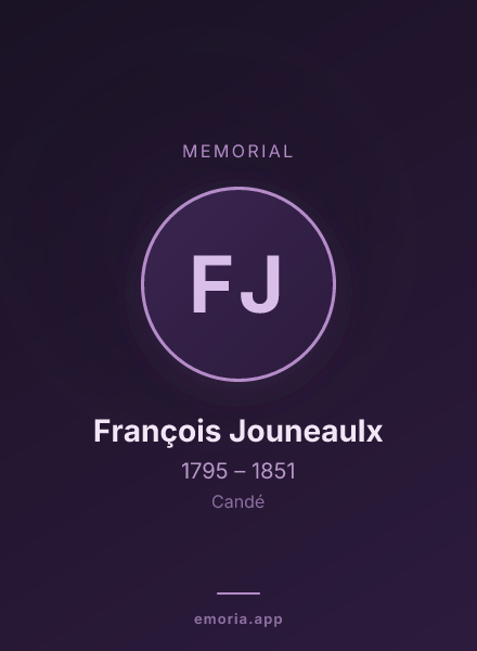 Memorial portrait of François Jouneaulx