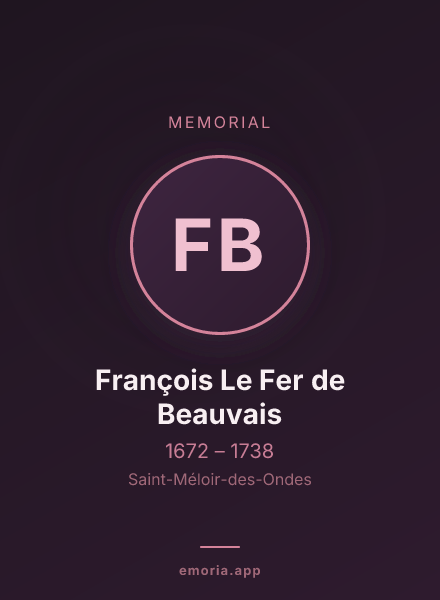 Memorial portrait of François Le Fer de Beauvais