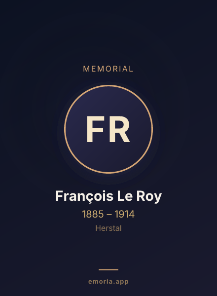 Memorial portrait of François Le Roy