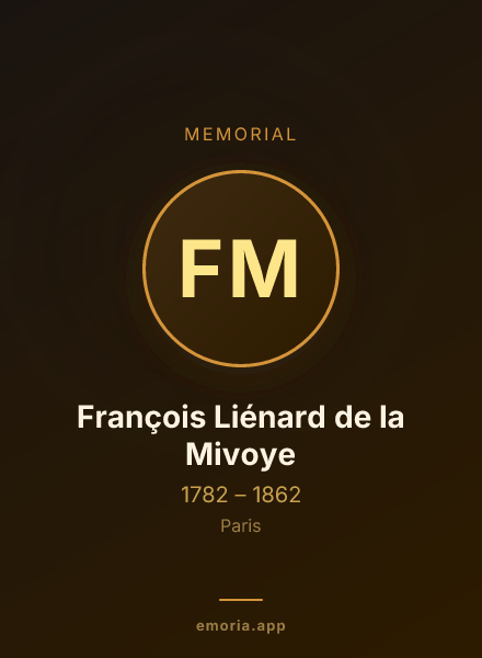 Memorial portrait of François Liénard de la Mivoye