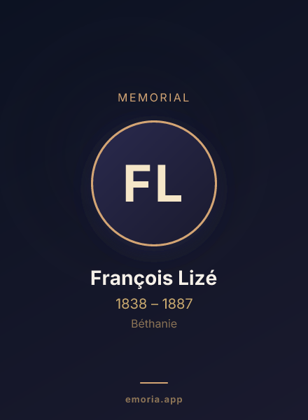 Memorial portrait of François Lizé