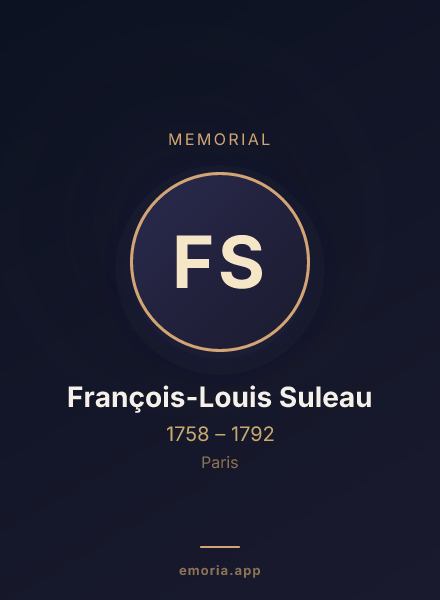 Memorial portrait of François-Louis Suleau