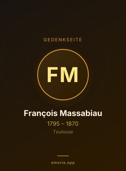Gedenkportrait von François Massabiau