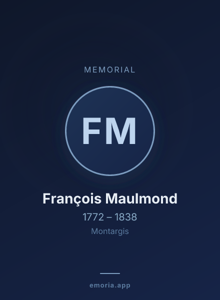 Memorial portrait of François Maulmond