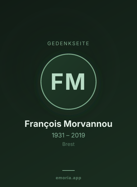 Gedenkportrait von François Morvannou