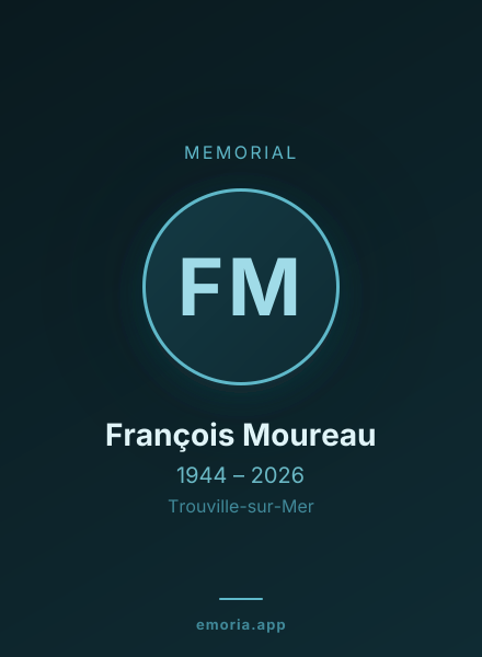Memorial portrait of François Moureau