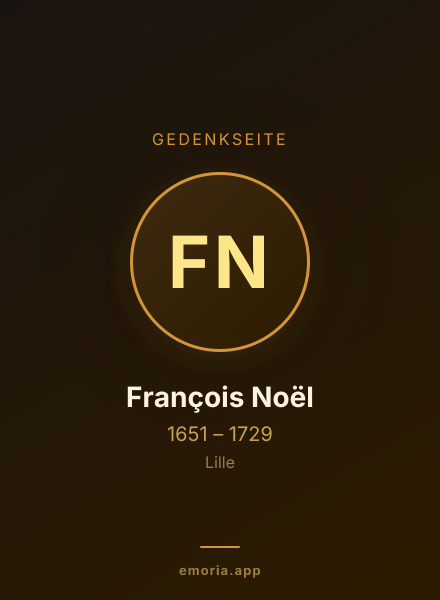 Gedenkportrait von François Noël