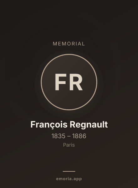 Memorial portrait of François Regnault