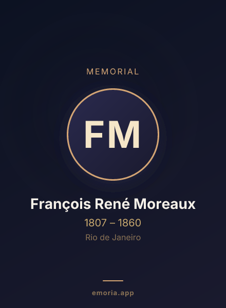 Memorial portrait of François René Moreaux