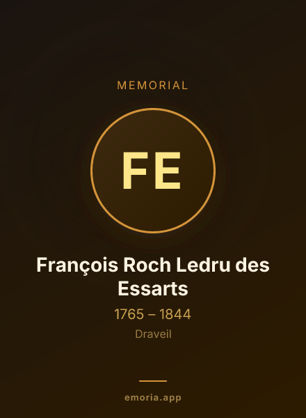 Memorial portrait of François Roch Ledru des Essarts