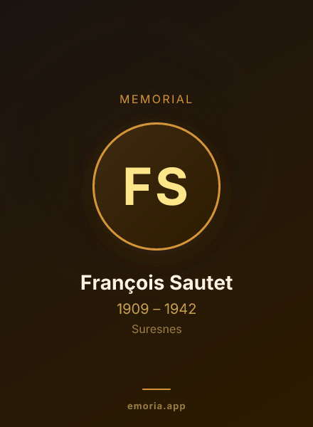 Memorial portrait of François Sautet