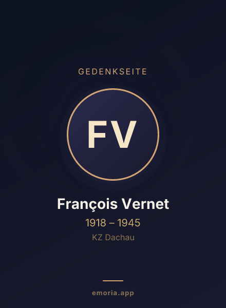 Gedenkportrait von François Vernet