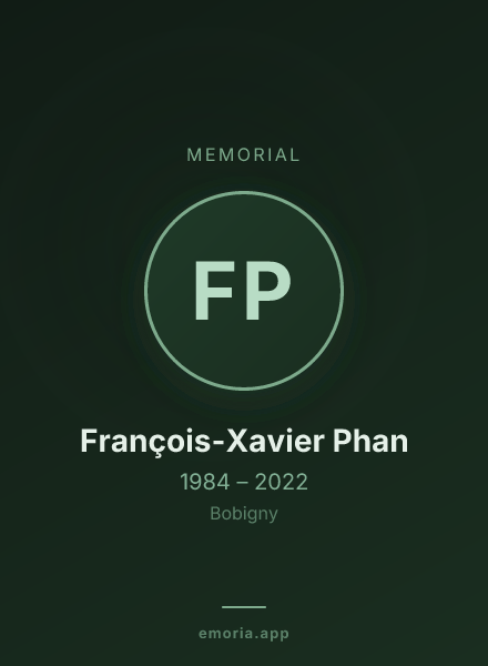 Memorial portrait of François-Xavier Phan