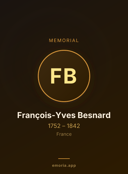 Memorial portrait of François-Yves Besnard