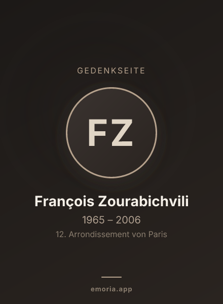 Gedenkportrait von François Zourabichvili