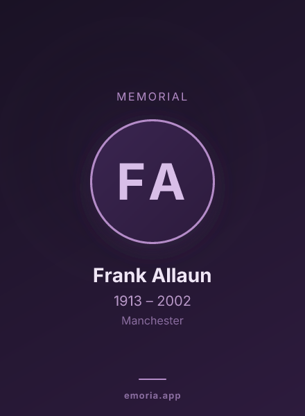 Memorial portrait of Frank Allaun