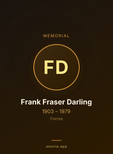 Memorial portrait of Frank Fraser Darling
