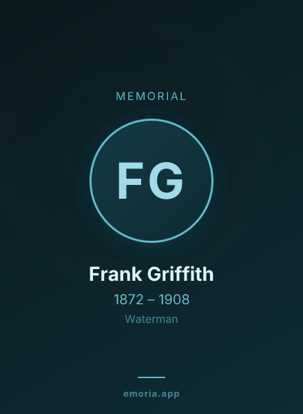 Memorial portrait of Frank Griffith