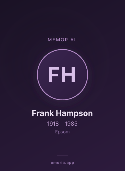 Memorial portrait of Frank Hampson