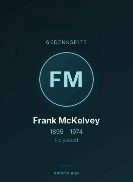 Gedenkportrait von Frank McKelvey