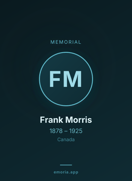 Memorial portrait of Frank Morris