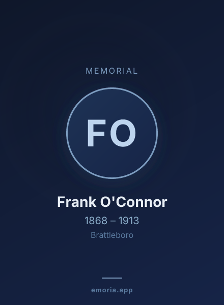 Memorial portrait of Frank O'Connor