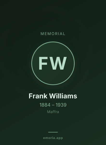 Memorial portrait of Frank Williams