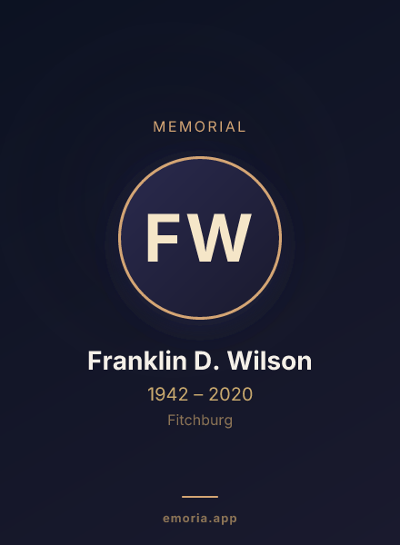 Memorial portrait of Franklin D. Wilson